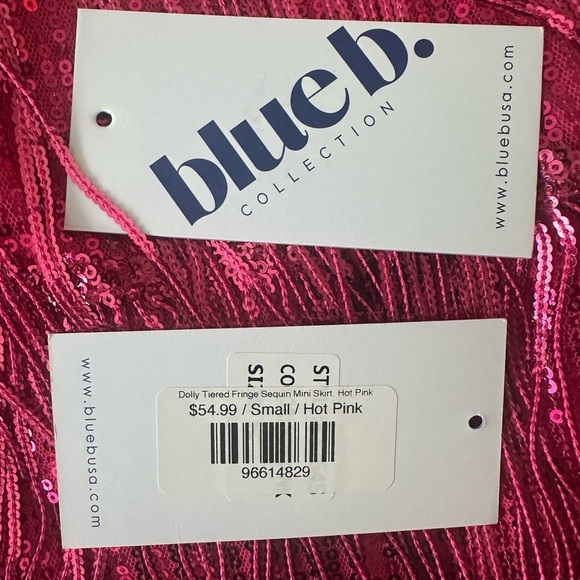 Dolly Parton Style Pink Fringe Skirt - Picture 2 of 4